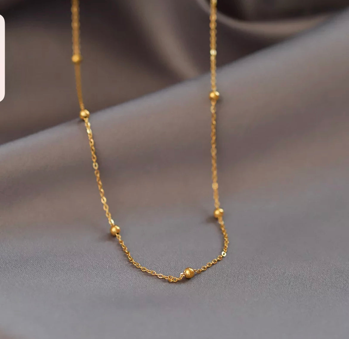 Dotted Chain Necklace