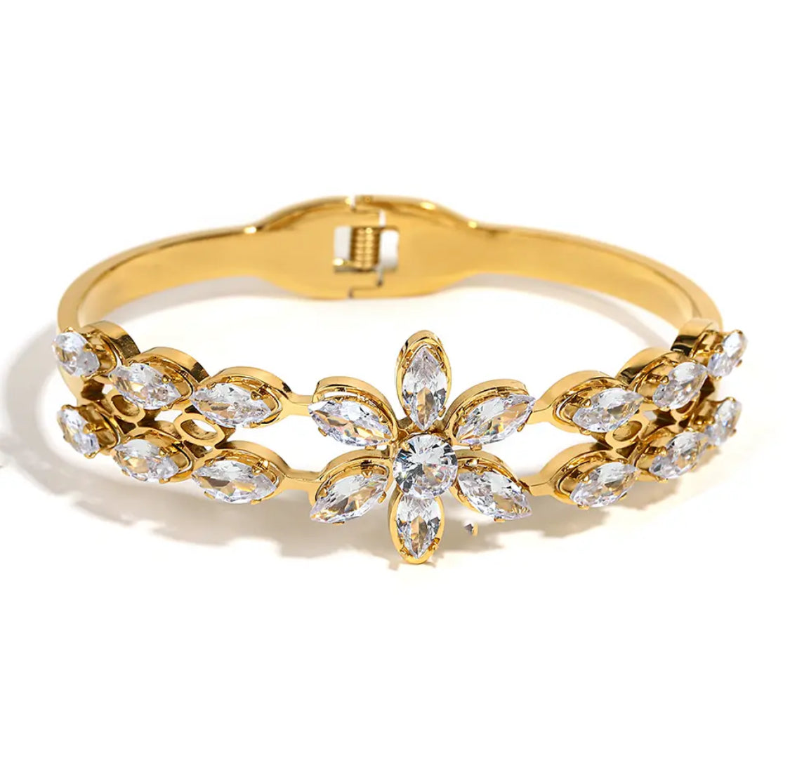 CZ Bangle Bracelet for women