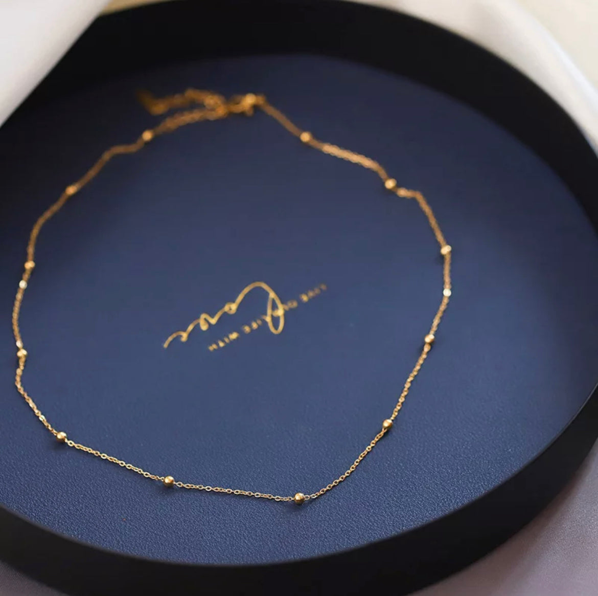 Dotted Chain Necklace