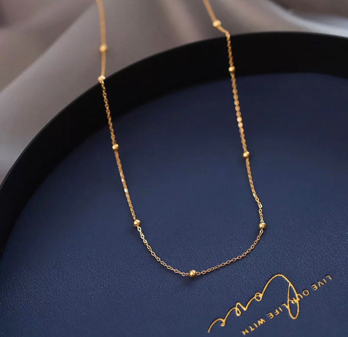 Dotted Chain Necklace