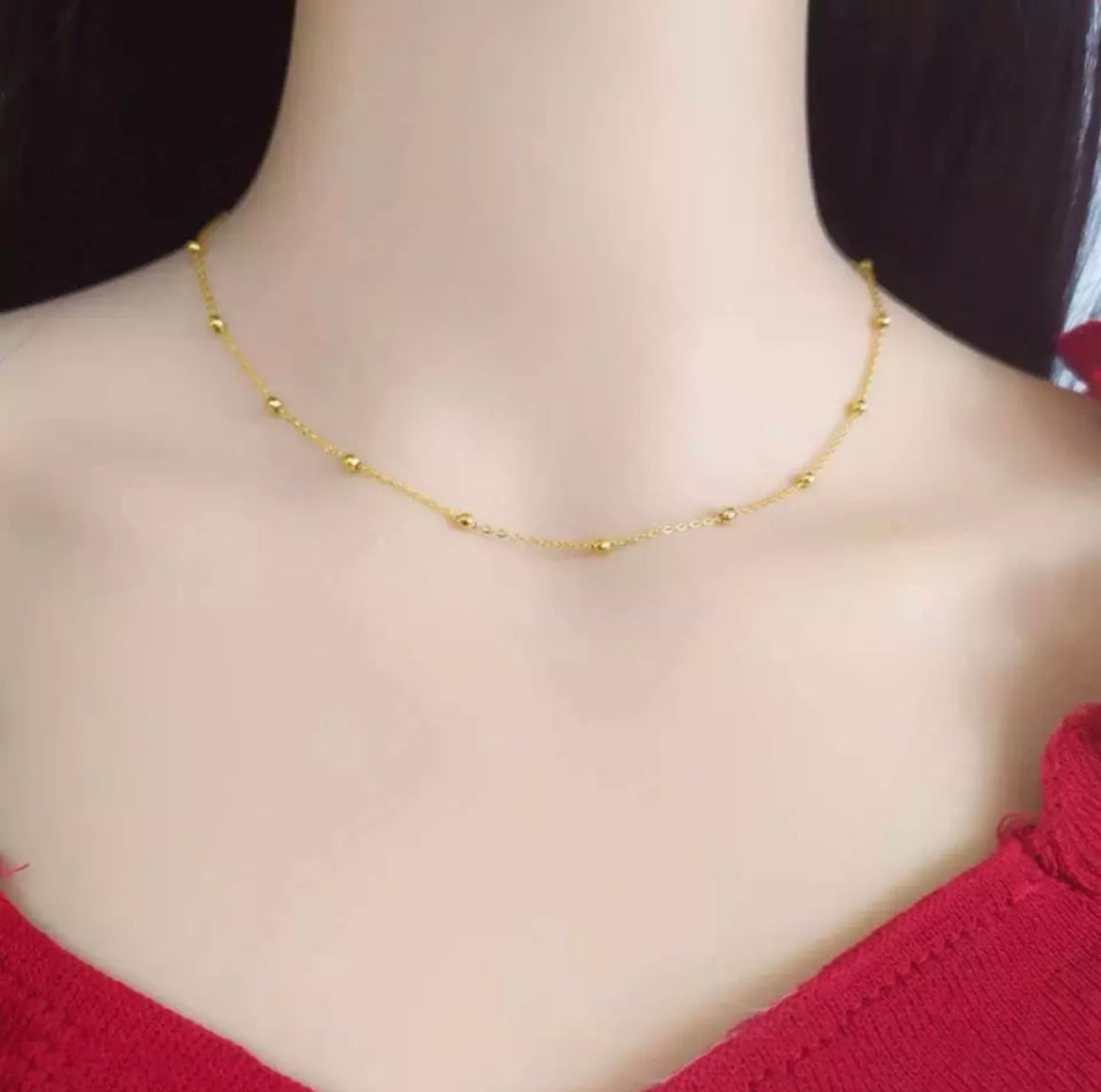 Dotted Chain Necklace