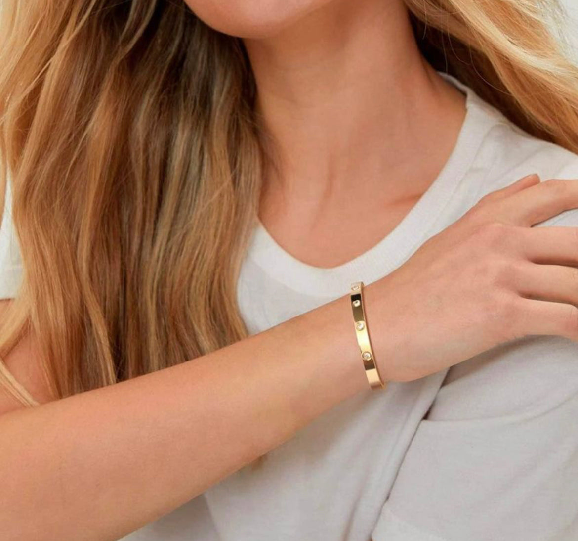 Love Diamond Bangle