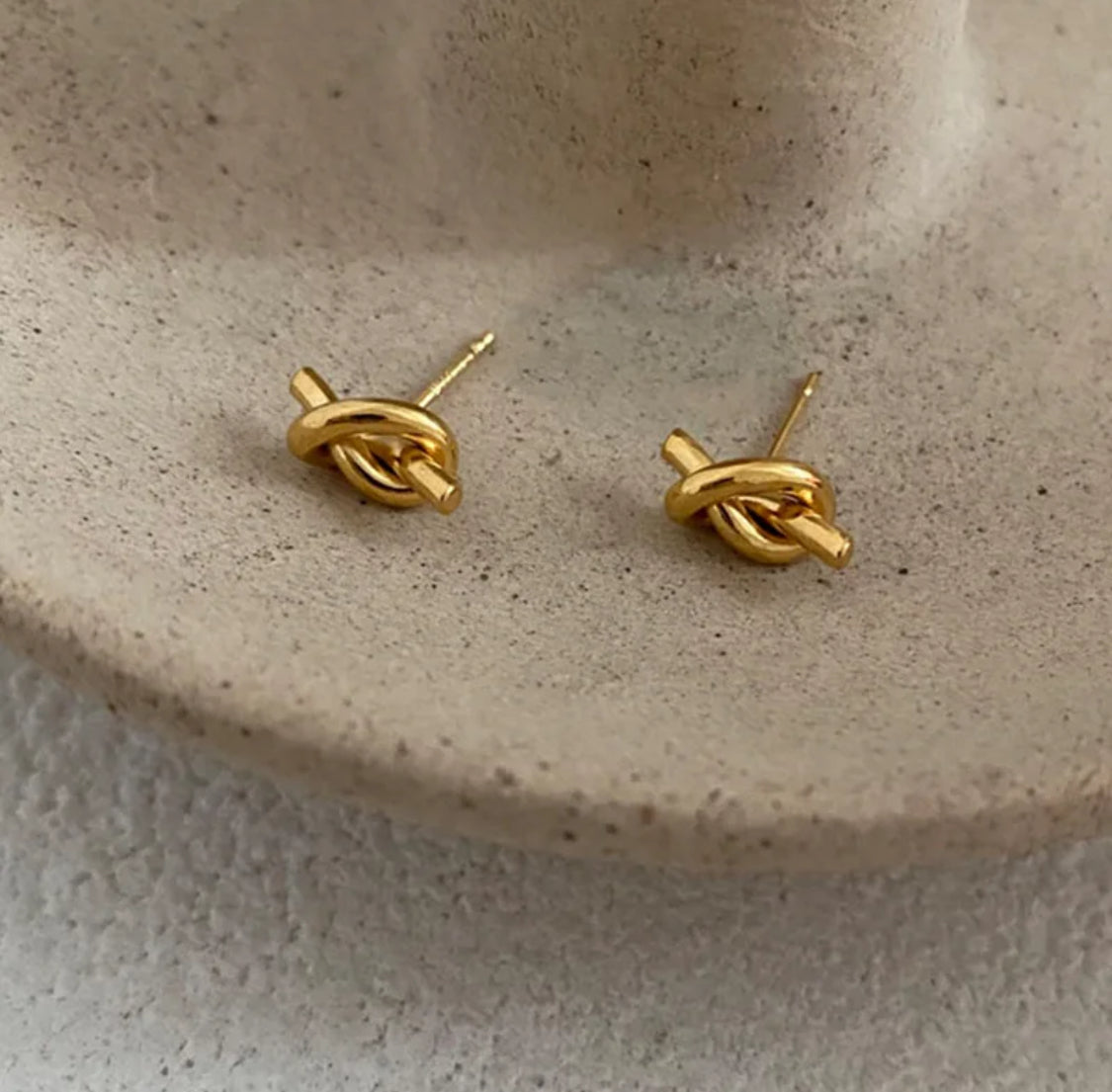 Knotty Stud Earrings