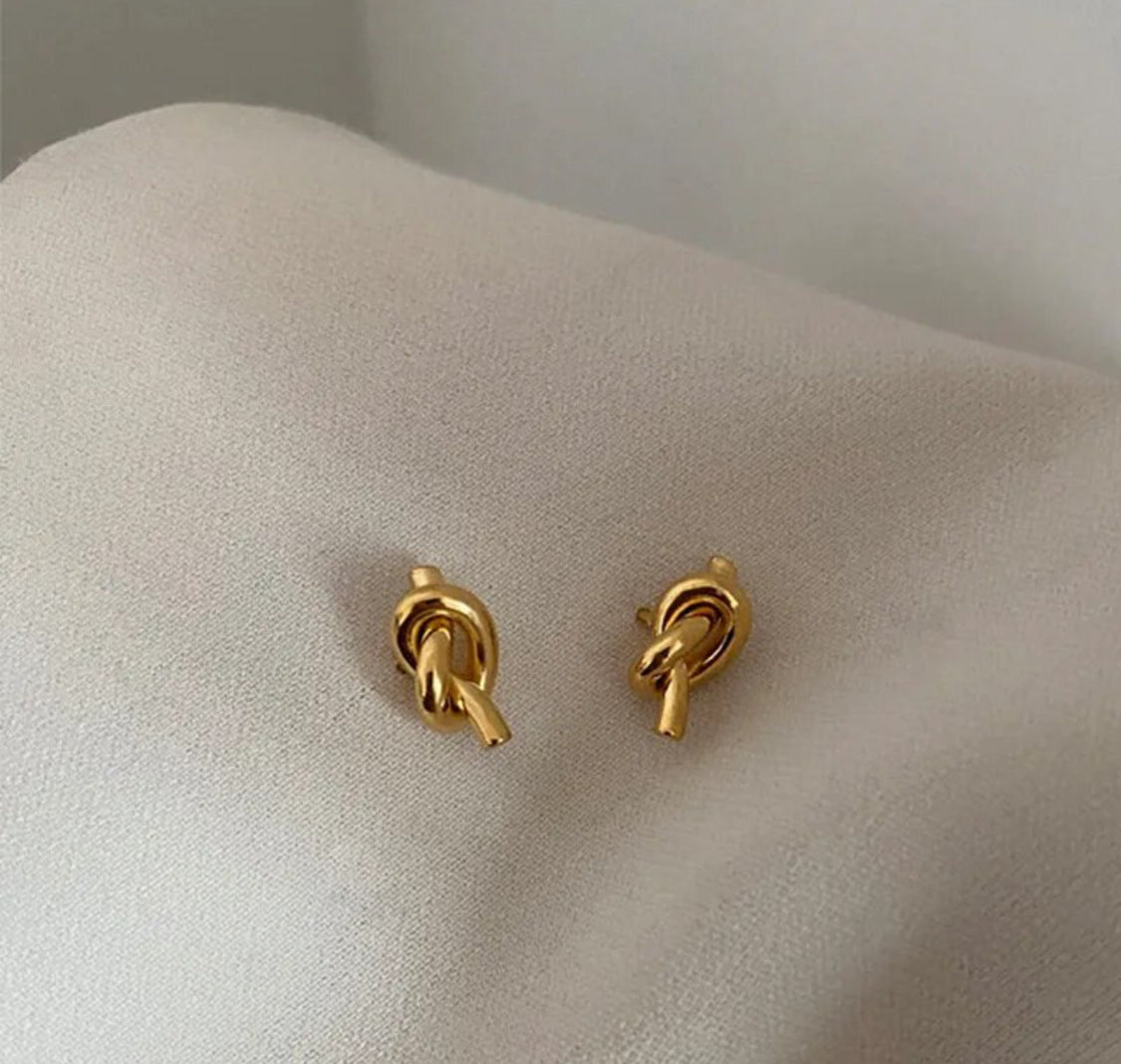 Knotty Stud Earrings
