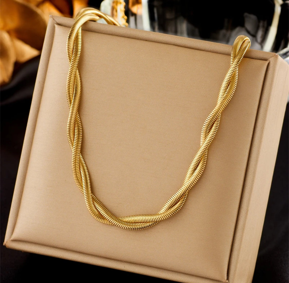 Gold necklace