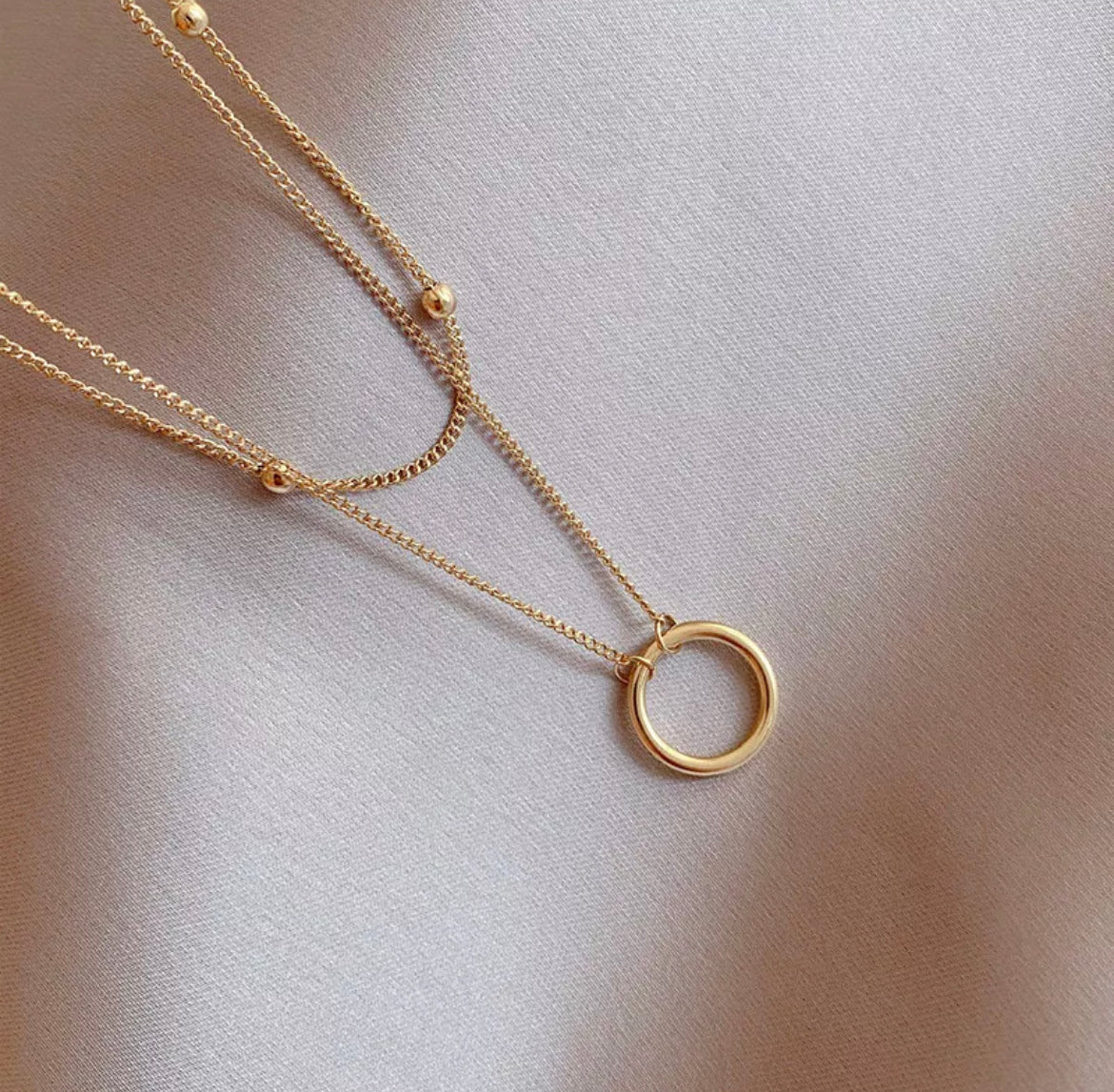Circle of Life layering Necklace