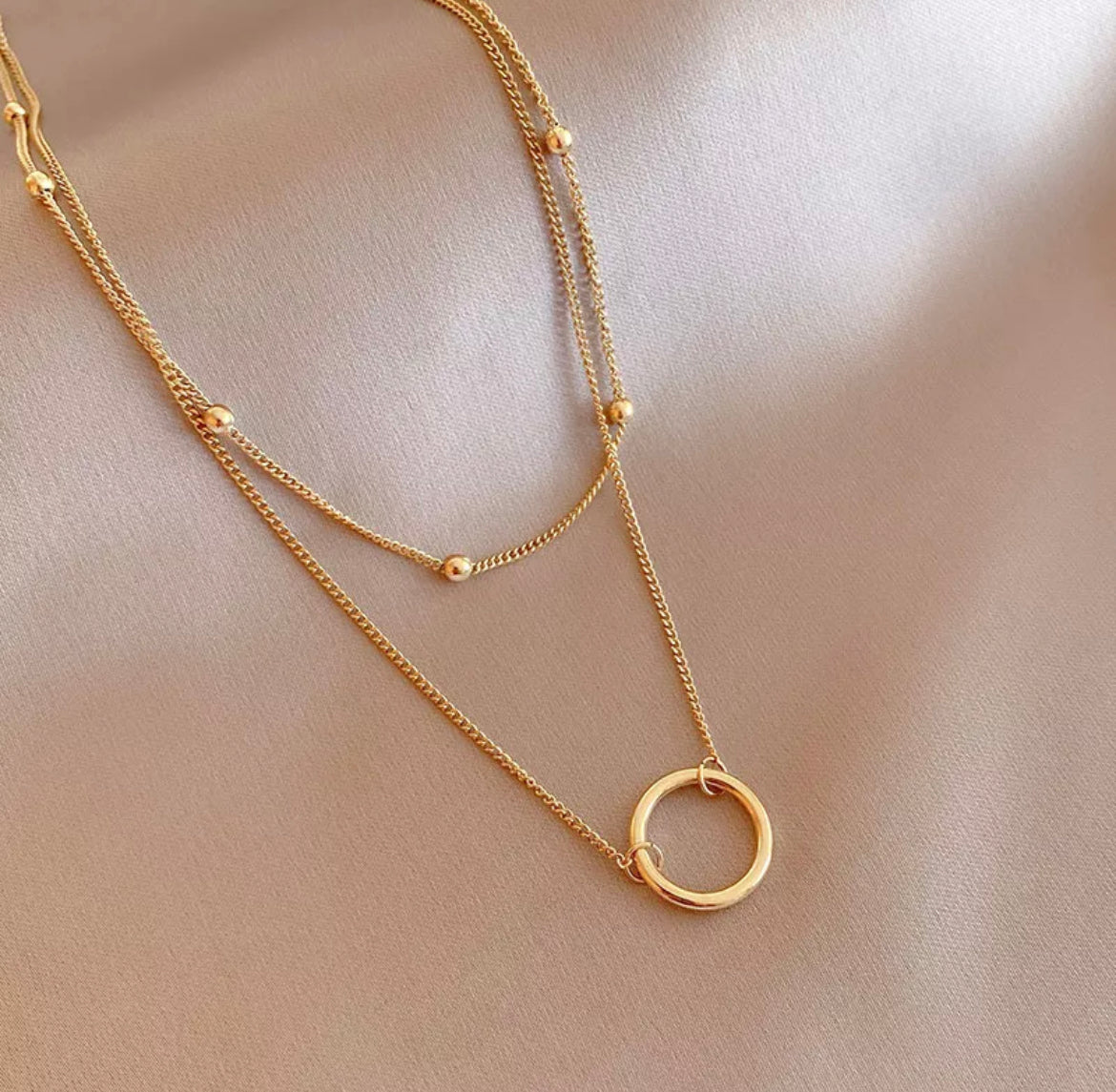 Circle of Life layering Necklace