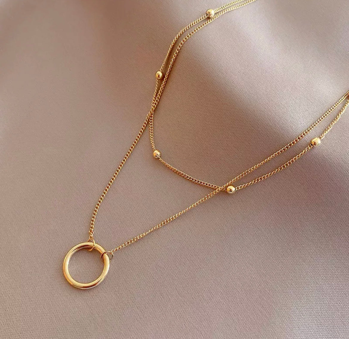 Circle of Life layering Necklace