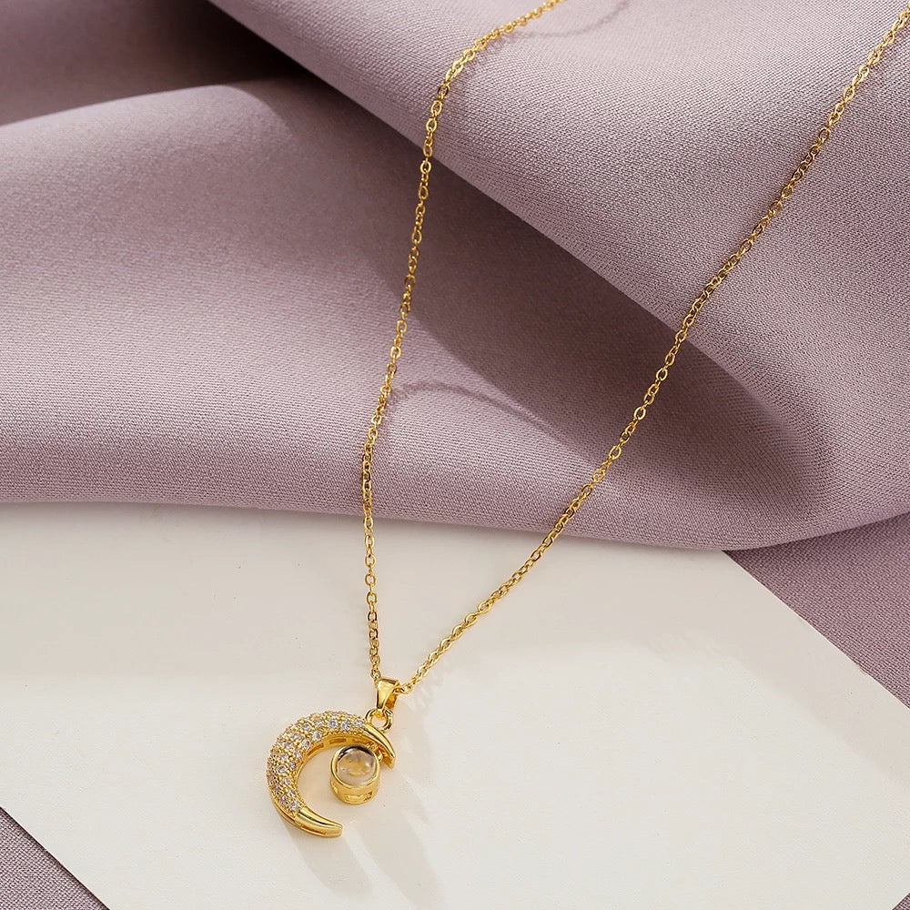 'I Love You' in 100 languages necklace