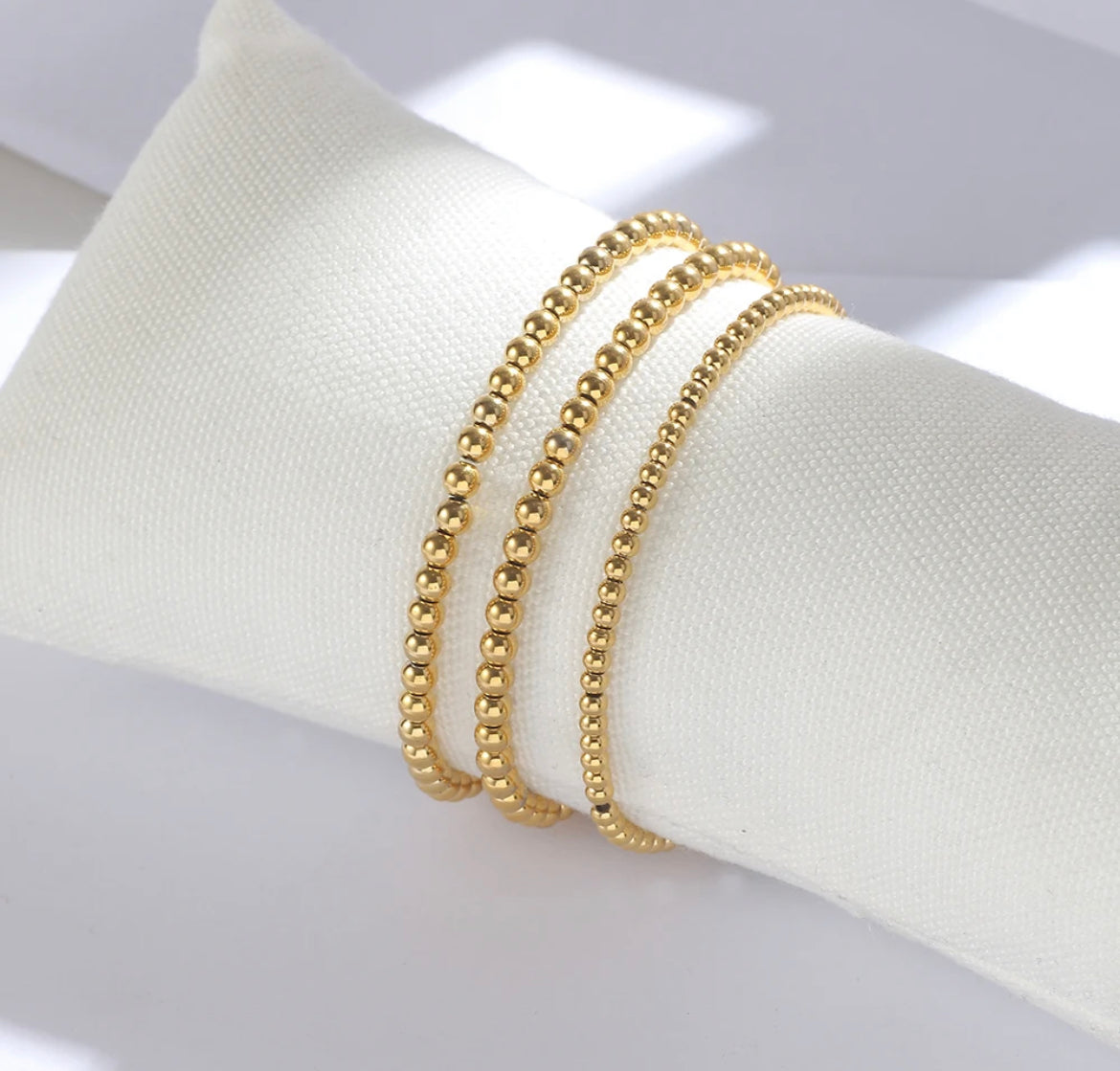 Gold Beaded Bracelet