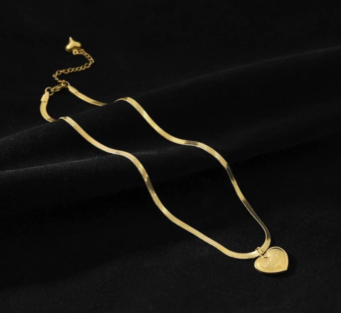 'Love You More' Pendant Necklace