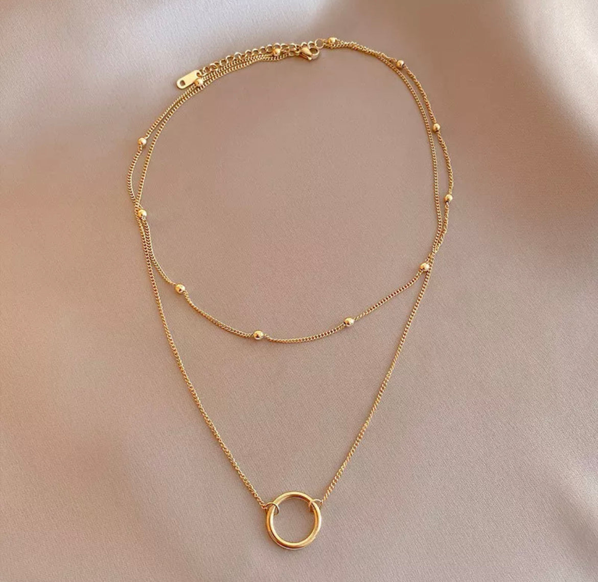 Circle of Life layering Necklace