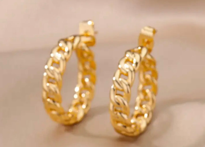 Chelse Braided Hoops