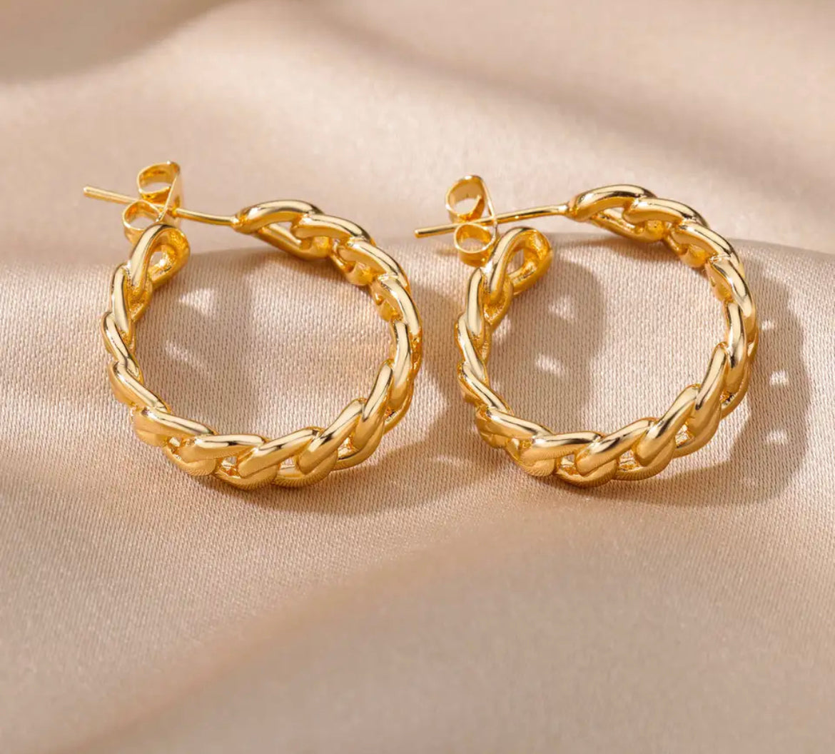 Chelse Braided Hoops