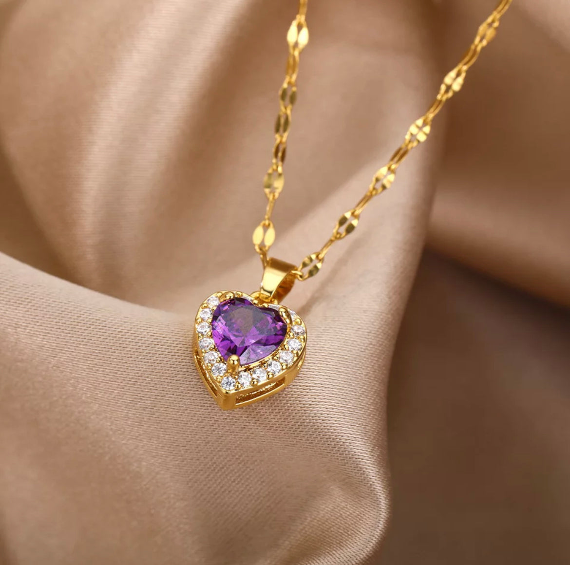 Amethyst Birthstone Necklace