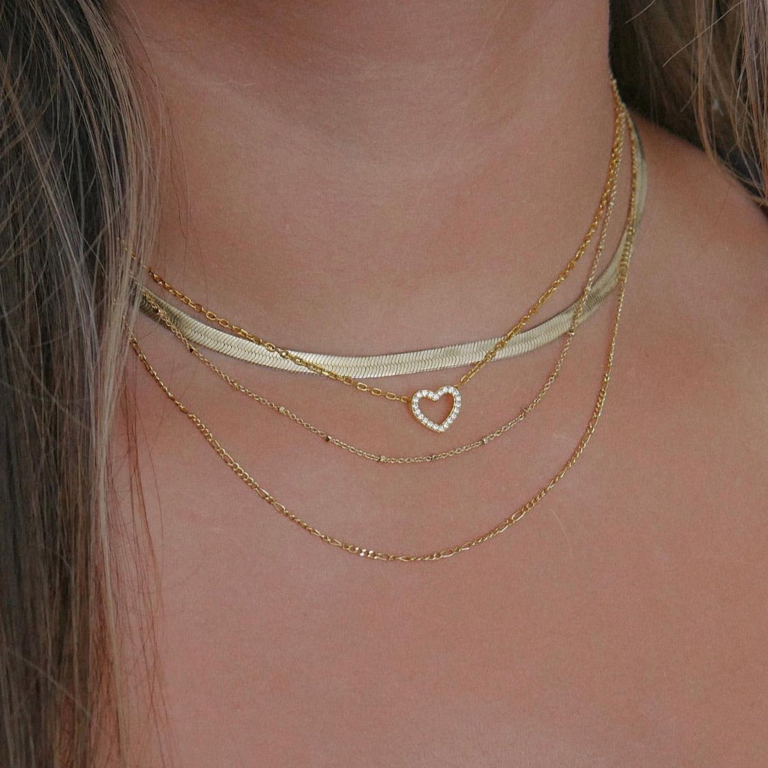 CZ Heart Necklace