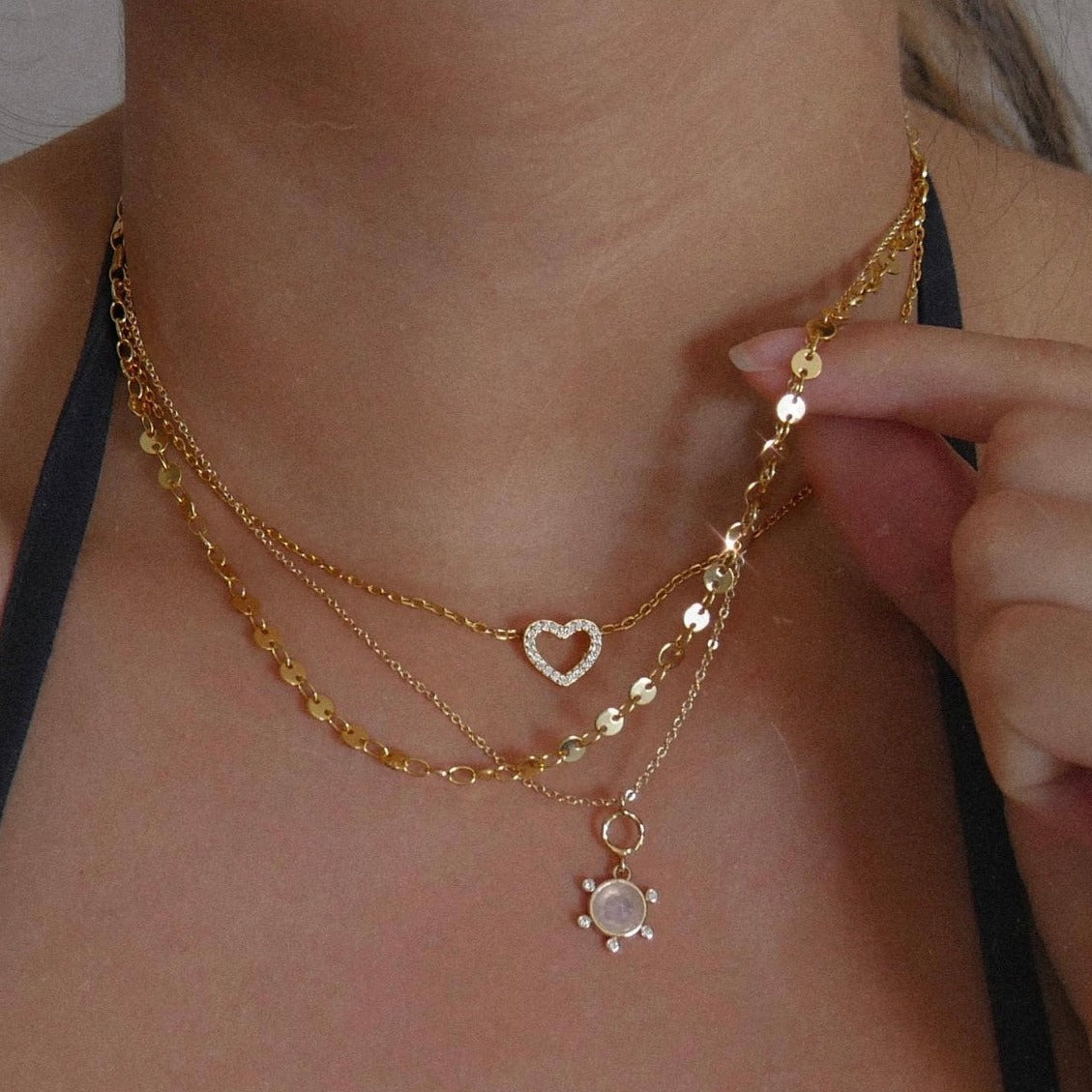 CZ Heart Necklace