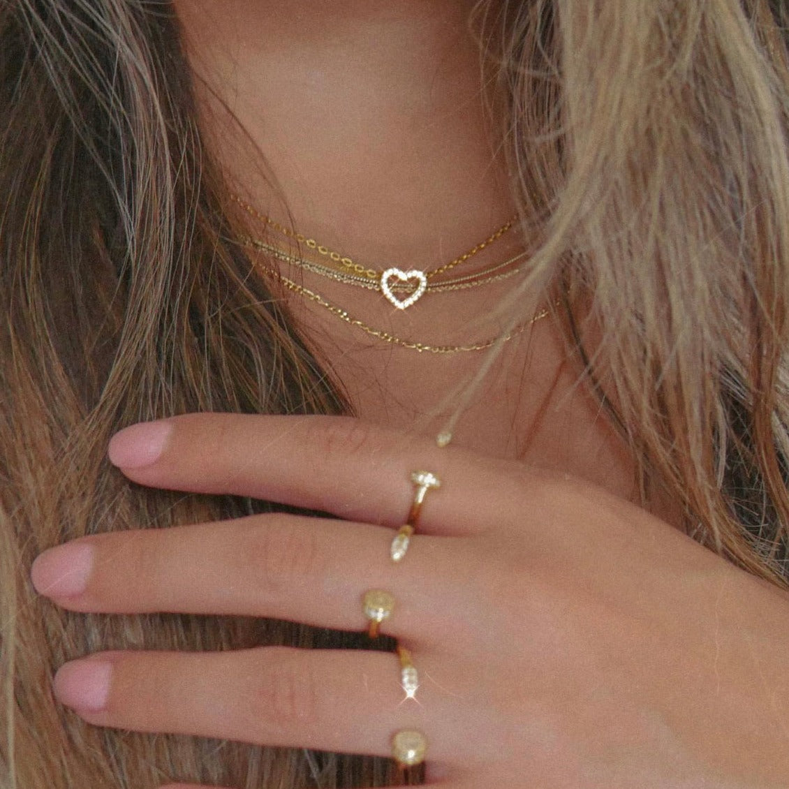 CZ Heart Necklace